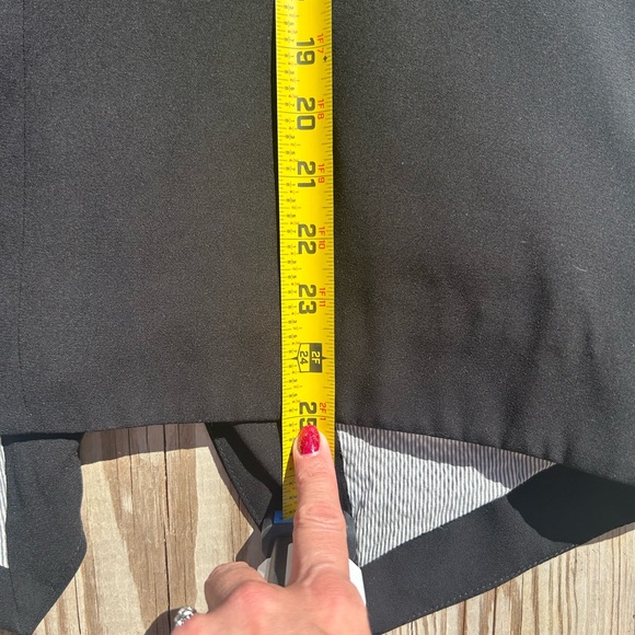 Anthropologie X Cartonnier Cornerstone Black Open Front Blazer‎ Sz Large - Picture 9 of 11